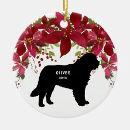 Ornamento De Cerâmica Árvore de Natal de Cães excelentes Pirinéus