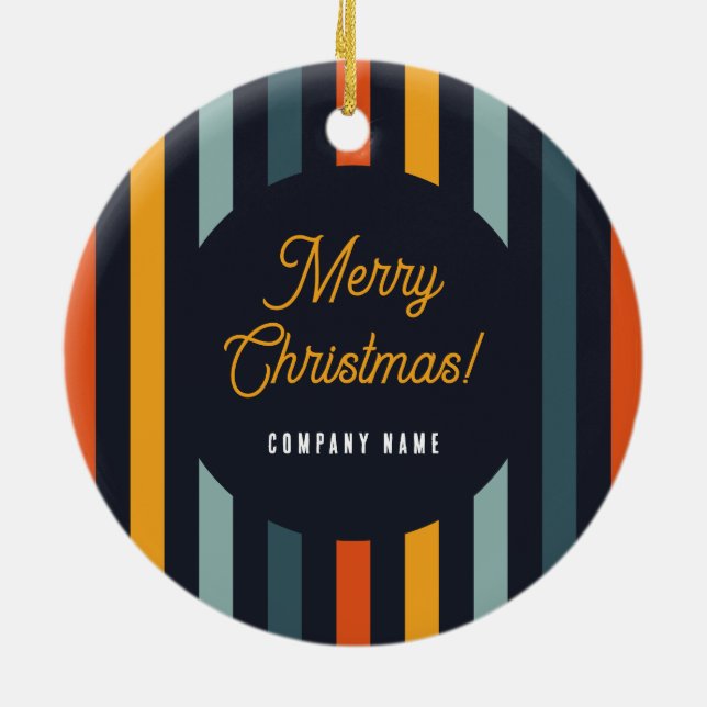 Ornamento De Cerâmica Árvore de Natal do Office - Gerente/CEO (Traseira)