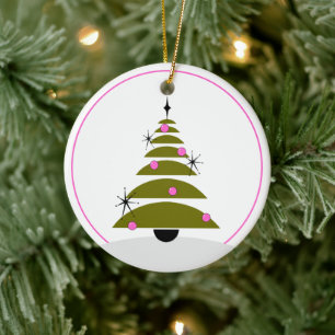 Ornamento De Cerâmica Árvore de Natal - Formas Modernas de Meio século