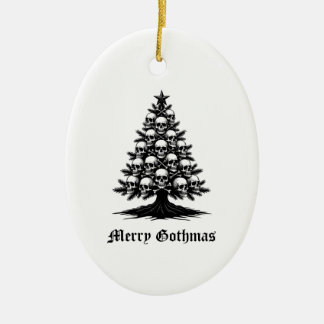 Ornamento De Cerâmica Árvore de Natal Gótica II