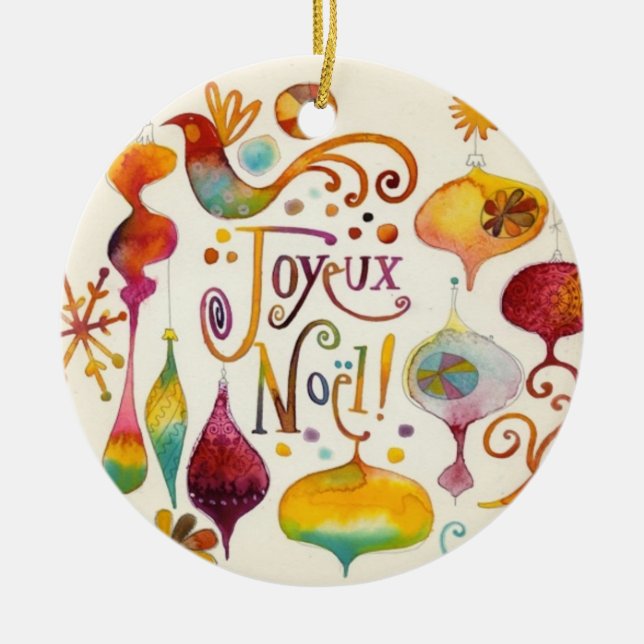 ORNAMENTO DE CERÂMICA ÁRVORE DE NATAL PERSONALIZADA (Frente)