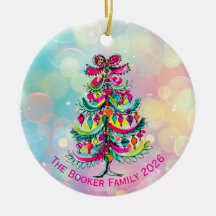 Árvore de Natal Rosa Orgulho Arco-íris