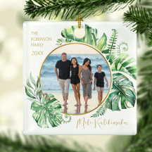 Árvore de Natal Tropical Havaiana Mele Kalikimaka