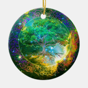 Ornamento De Cerâmica Árvore do bem-estar da vida