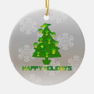 Ornamento De Cerâmica Árvore estrangeira do feriado