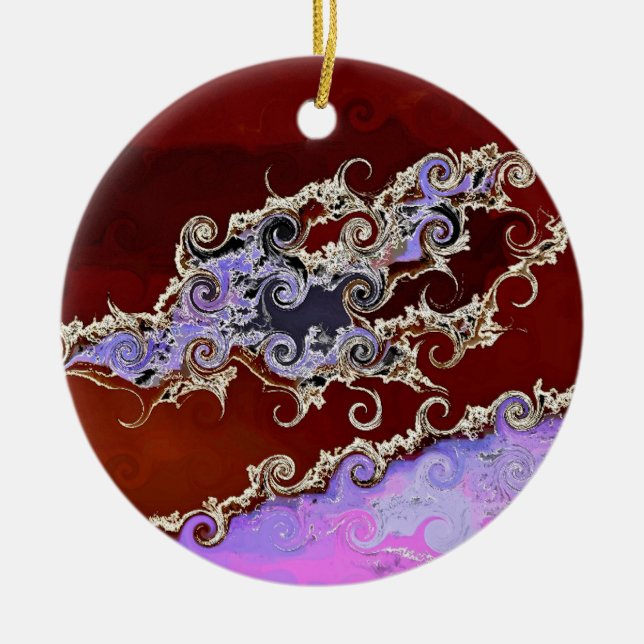 ORNAMENTO DE CERÂMICA ÁRVORES (Frente)