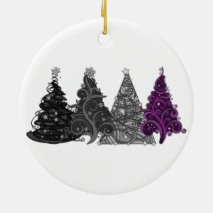Ornamento De Cerâmica Árvores de Natal assexuadas