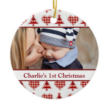 Árvores e corações de Natal do artesanato