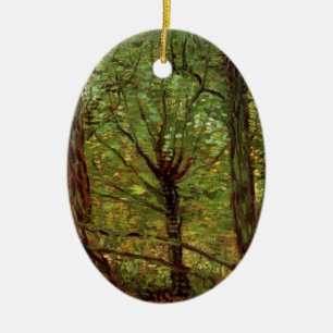 Ornamento De Cerâmica Árvores e Sub-bosque por Vincent van Gogh