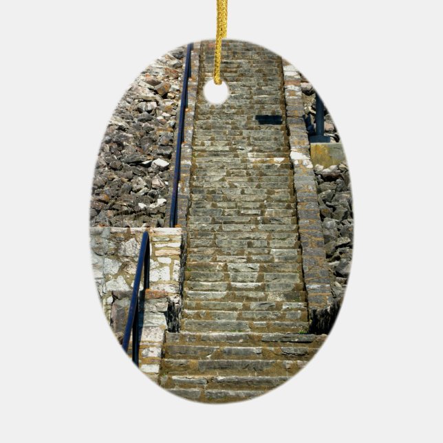 Ornamento De Cerâmica As escadas (Frente)