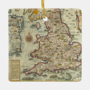 Ornamento De Cerâmica As invasões de Inglaterra & de Ireland