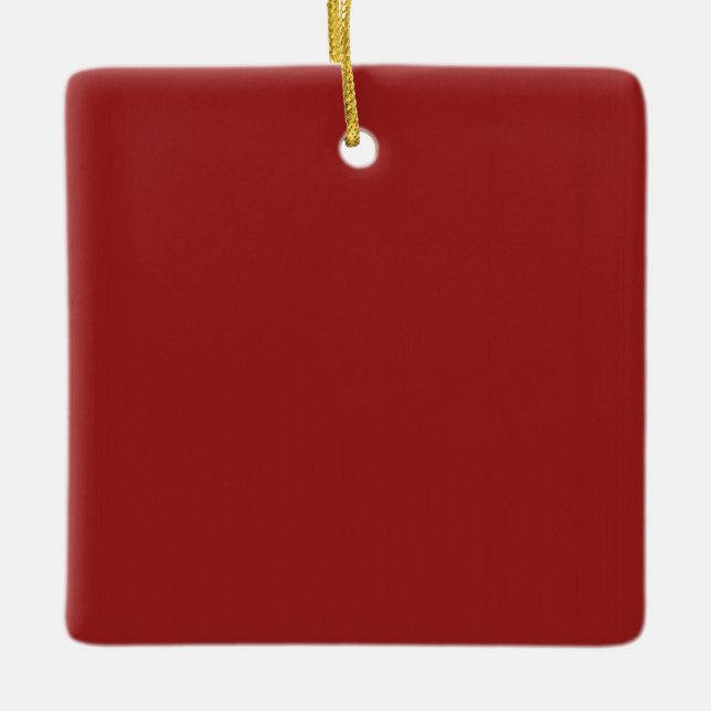 Ornamento De Cerâmica As máscaras vazias lisas DIY do vermelho adicionam (Frente)