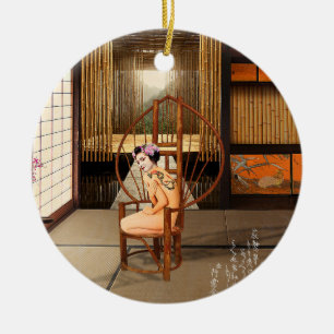 Ornamento De Cerâmica Ascensão Sun