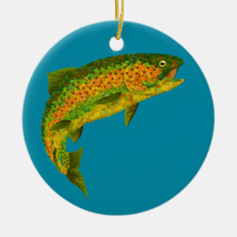 Ornamento De Cerâmica Aspen Arco-Íris Folha 4