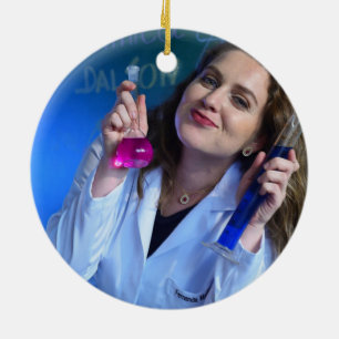 Ornamento De Cerâmica Assistente Médico de Foto Personalizada - Mardi Gr