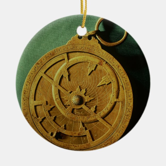Ornamento De Cerâmica Astrolabe (cobre) (Frente)