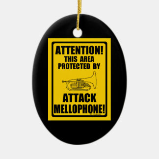 Ornamento De Cerâmica Atacar o Mellofone