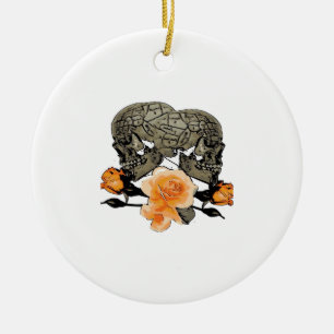 Ornamento De Cerâmica Até A Morte Nos Engraçado Design Para O Dia Das Br