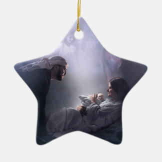 Ornamento De Cerâmica Até nós, a natividade