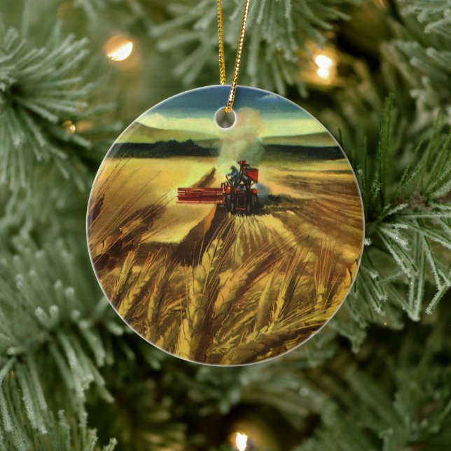 Ornamento De Cerâmica Atividade De Fazenda Agrícola De Viagem, Agricultu (Árvore)