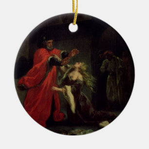 Ornamento De Cerâmica Ato mim, cena 3: Desdemona que ajoelha-se em seu
