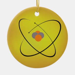 Ornamento De Cerâmica Atom