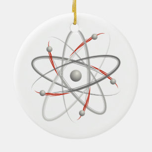 Ornamento De Cerâmica Atom (002)