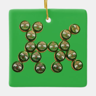 Ornamento De Cerâmica ​🐶 Authentic Chang Beer Cap Dog