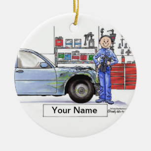 Ornamento De Cerâmica Auto corpo - homem