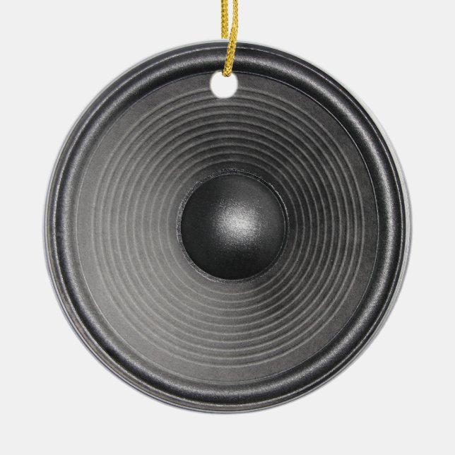 Ornamento De Cerâmica Auto-falante Ornament (Frente)