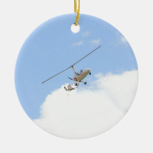 Ornamento De Cerâmica Autogiro em vôo