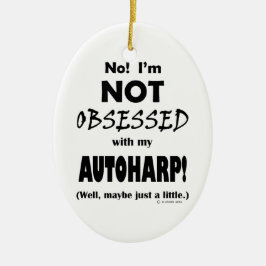 Ornamento De Cerâmica Autoharp obscecado
