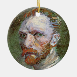 Ornamento De Cerâmica Autorretrato de Vincent van Gogh, Arte Fino Antigo
