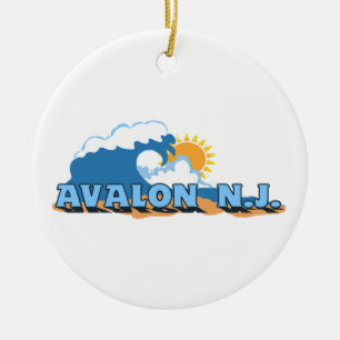 Ornamento De Cerâmica Avalon.