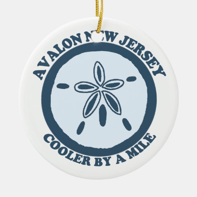 Ornamento De Cerâmica Avalon. (Frente)