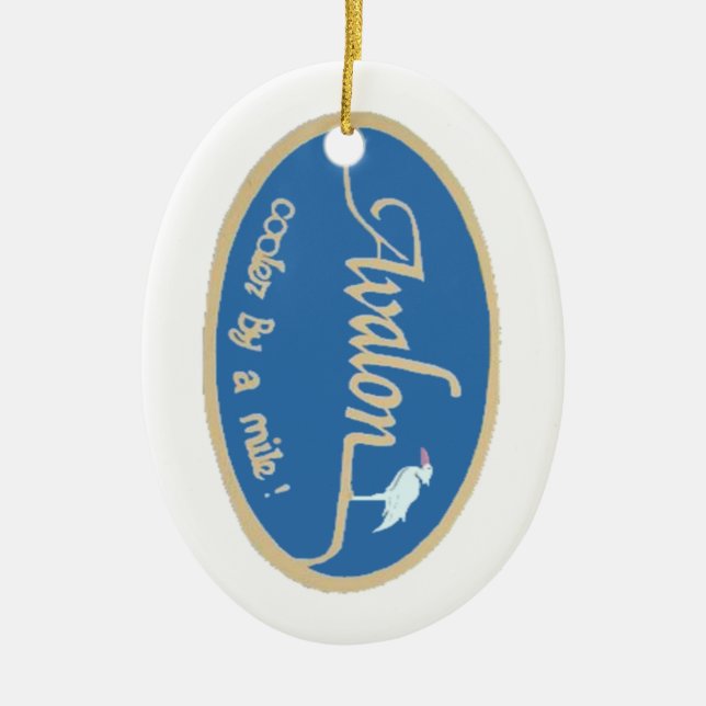 Ornamento De Cerâmica Avalon. (Frente)