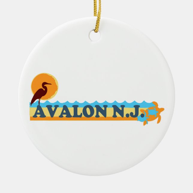 Ornamento De Cerâmica Avalon. (Frente)