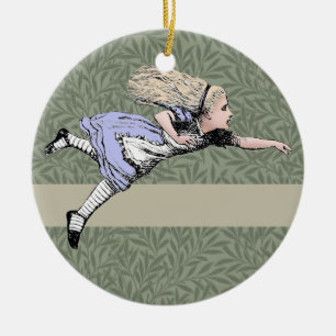 Ornamento De Cerâmica Aventura da Alice Voadora no País das Maravilhas T
