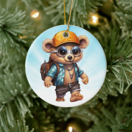 Ornamento De Cerâmica Aventuras Sunny com Urso de Beachy - Prontos para