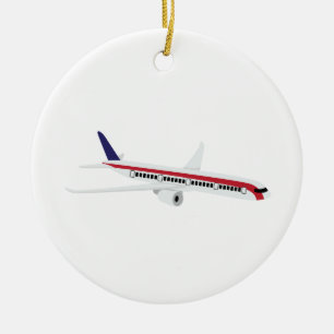 Ornamento De Cerâmica Avião