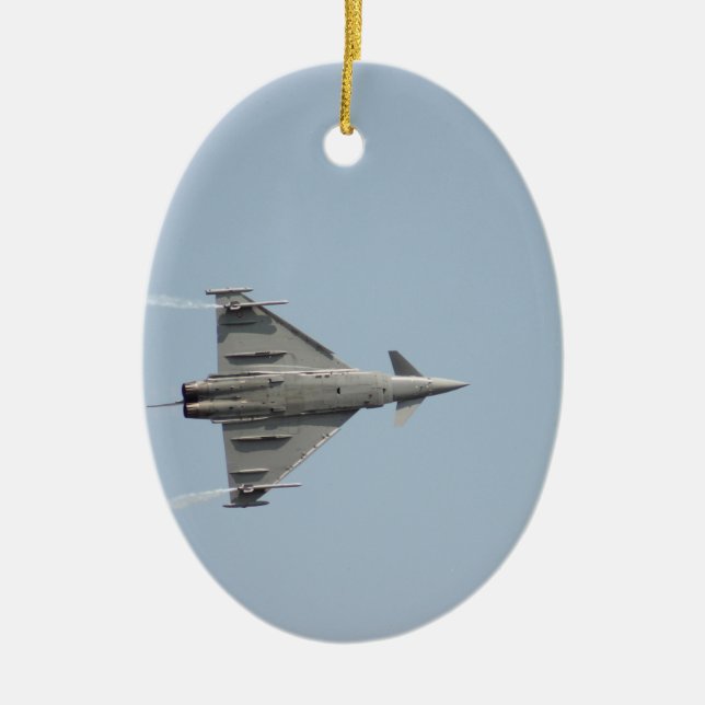 Ornamento De Cerâmica Avião (Frente)