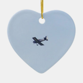 Ornamento De Cerâmica Avião Claro Vans RV-7