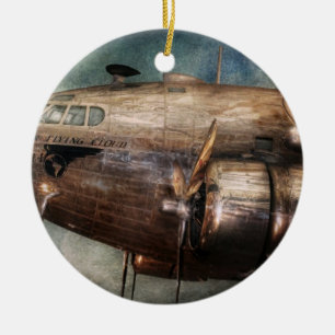 Ornamento De Cerâmica Avião - Piloto - A nuvem voadora