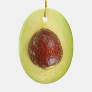 Ornamento De Cerâmica Avocado Pit