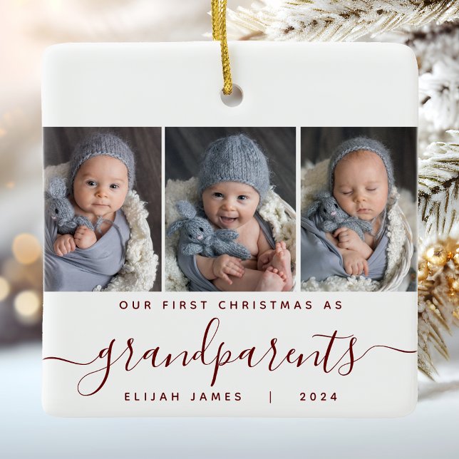 Ornamento De Cerâmica Avós 1rua Natal 3 Foto de Roteiro (Criador carregado)