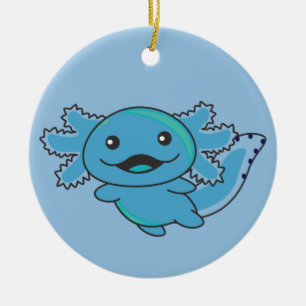 Ornamento De Cerâmica Axolotl Diferentes Tipos De Axolotls Sweet Axolotl