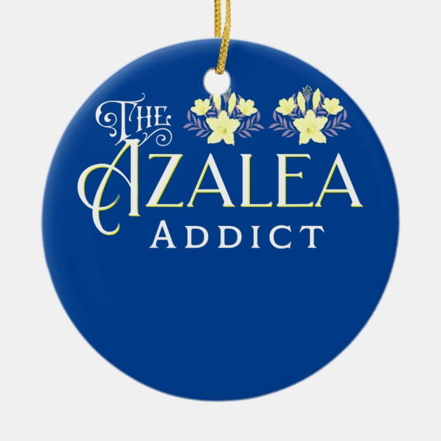 Ornamento De Cerâmica Azalea Flower Addict Home Garden Azaleas Amantes (Frente)