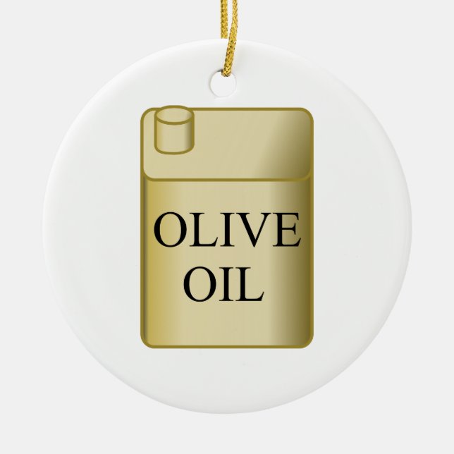 Ornamento De Cerâmica Azeite (Frente)
