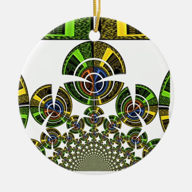 Ornamento De Cerâmica Aztec (Frente)