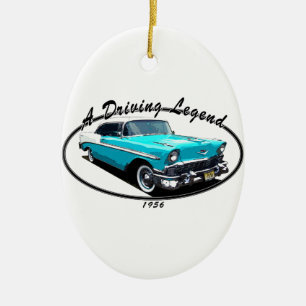 ORNAMENTO DE CERÂMICA AZUL 1956 DO BEL AIR